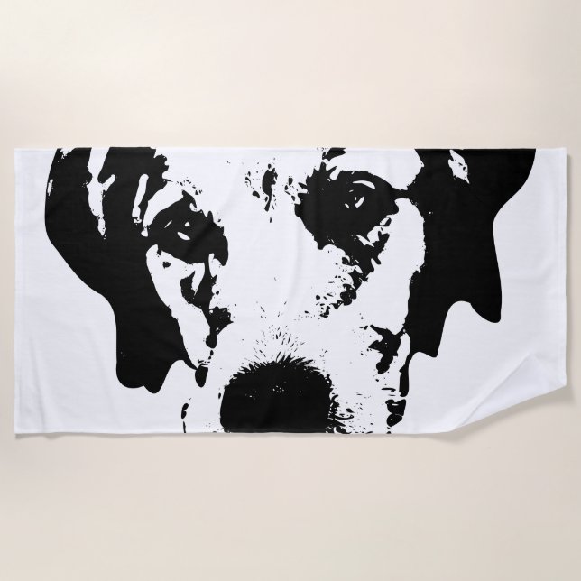 Serviette De Plage Vaste Daybreak, yeux confiants (Devant)