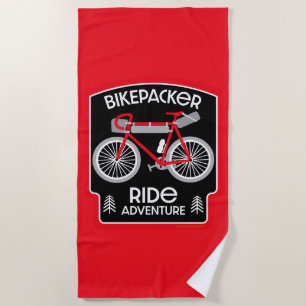 Serviette De Plage Vélo de randonnée à vélo