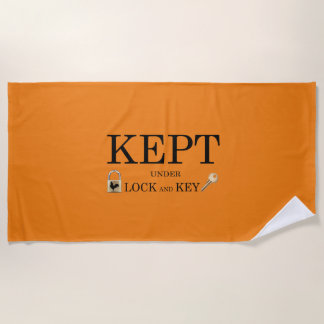 Serviette De Plage Verrouillé dans la chasteté