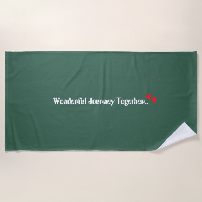 Serviette De Plage Vert olive Cadeau personnalisé Réglementation pers (Devant)