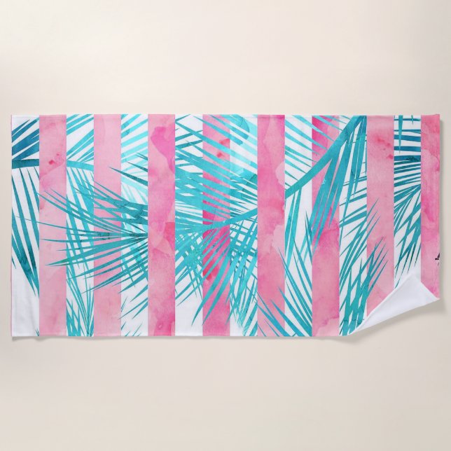 Serviette De Plage Vibe d'été (Devant)