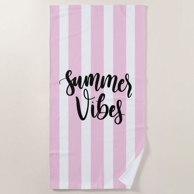 Serviette De Plage Vibes d'été (Devant)