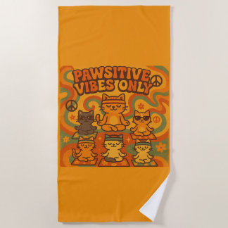 Serviette De Plage Vibrations Positives Uniquement