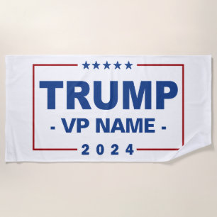 Serviette De Plage Vice-président Trump 2024 sur mesure