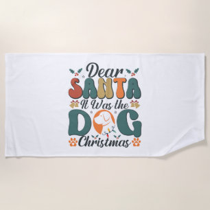 Serviette De Plage Vie de maman de chien