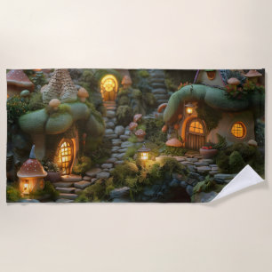 Serviette De Plage Village de Gnome