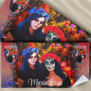 Serviette De Plage Vin, Catrinas, Fleurs et Bougies 1718