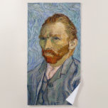 Serviette De Plage Vincent Van Gogh - Autoportrait<br><div class="desc">Autoportrait / Portrait de l'artiste / Portrait de l'artiste par Vincent Van Gogh en 1889</div>