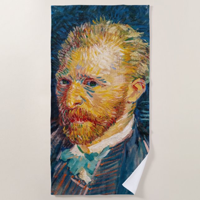 Serviette De Plage Vincent Van Gogh - Autoportrait (Devant)