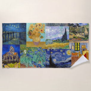Serviette De Plage Vincent Van Gogh - Masterpieces Patchwork