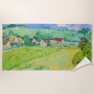 Serviette De Plage Vincent van Gogh - Vue de Vessenots près d'Auvers