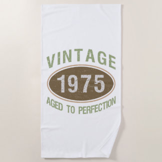 Serviette De Plage Vintage 1975 50e anniversaire