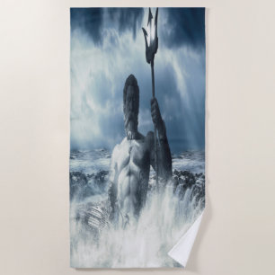 Serviette De Plage Vintage Poseidon
