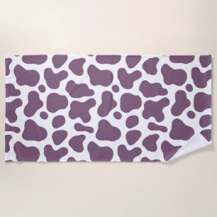 Serviette De Plage Violet Cow