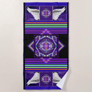 Serviette De Plage Violet W3