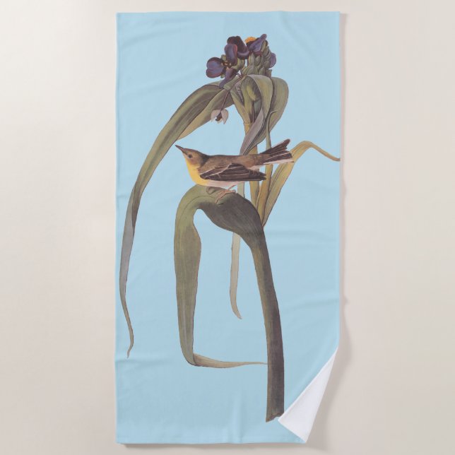 Serviette De Plage Vireo Songbird d'Audubon (Devant)