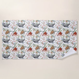 Serviette De Plage Vivre la vie en pleine floraison