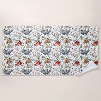 Serviette De Plage Vivre la vie en pleine floraison