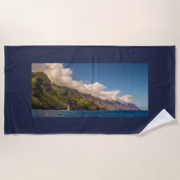 Serviette De Plage Voile La Plage Côtière serviette