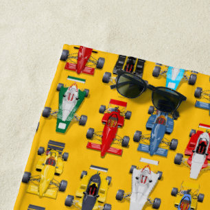 Serviette De Plage Voitures de course de Formule 1