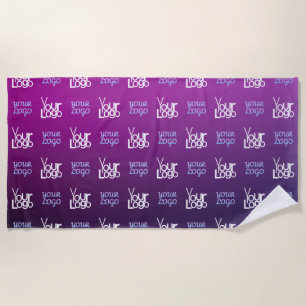 Serviette De Plage Votre logo 2 Images téléchargées ou logos profes