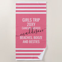 Voyage Filles Meilleures Copines Alcool Plage Nom