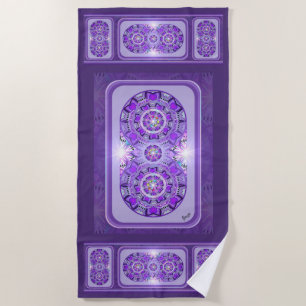 Serviette De Plage W2 pourpre