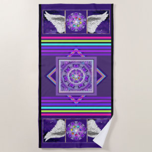 Serviette De Plage W2 pourpre