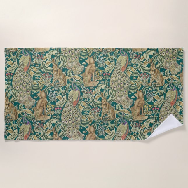 Serviette De Plage Walter Morris "Forêt" (Devant)
