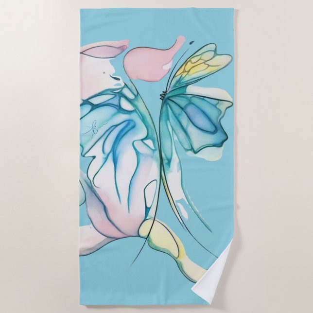 Serviette De Plage Waterfly 2 (Devant)