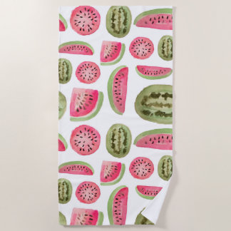 Serviette De Plage Watermelon Print Beach Towne