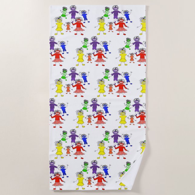 Serviette De Plage Whack-A-Do (Devant)