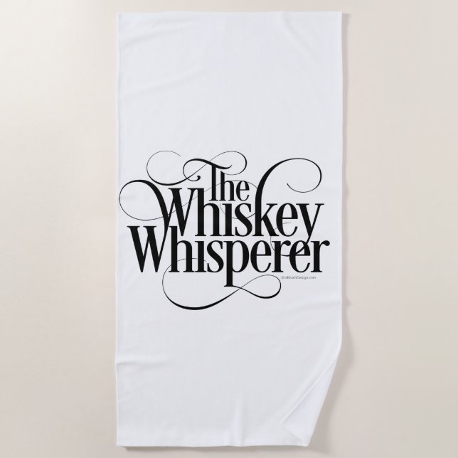 Serviette De Plage Whiskey Whisperer (Devant)