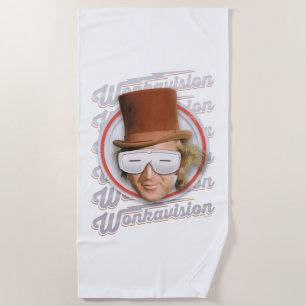 Serviette De Plage Willy Wonka dans les lunettes de Wonkavision