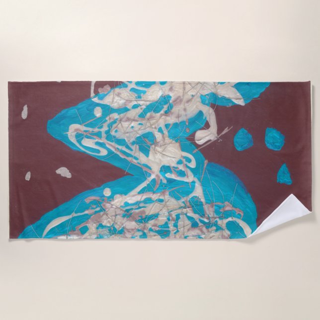 Serviette de plage World of Love (Devant)