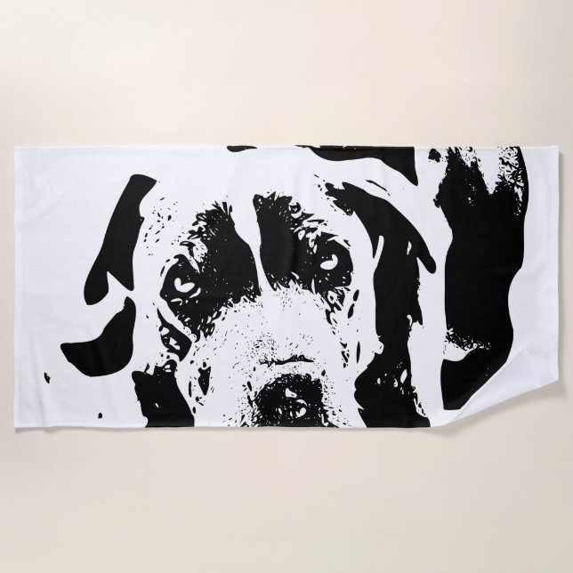Serviette De Plage Yeux de dévotion (Devant)