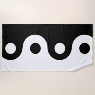 Serviette De Plage Yin yang 