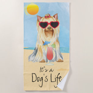 Serviette De Plage Yorkie