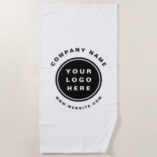 Serviette De Plage Your Business Logo Promoteur Business Company