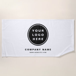 Serviette De Plage Your Business Logo Promoteur Business Company