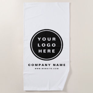 Serviette De Plage Your Business Logo Promoteur Business Company