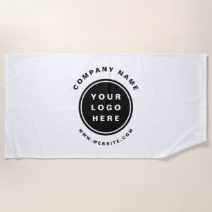 Serviette De Plage Your Business Logo Promoteur Business Company