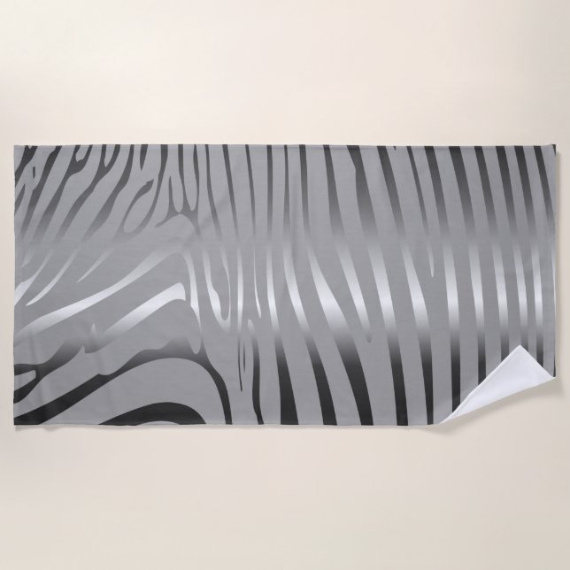 Serviette De Plage Zincident Zebra (Devant)