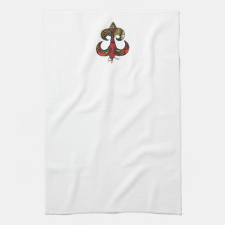 Serviette de plat de Crawfish Fleur De Lis