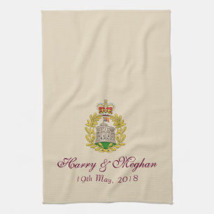 Serviette de plat royale de Harry et de mariage de