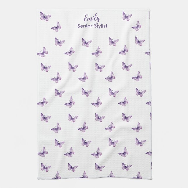 Serviette de salon Murmures Papillon (Vertical)