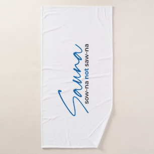 Serviette de sauna