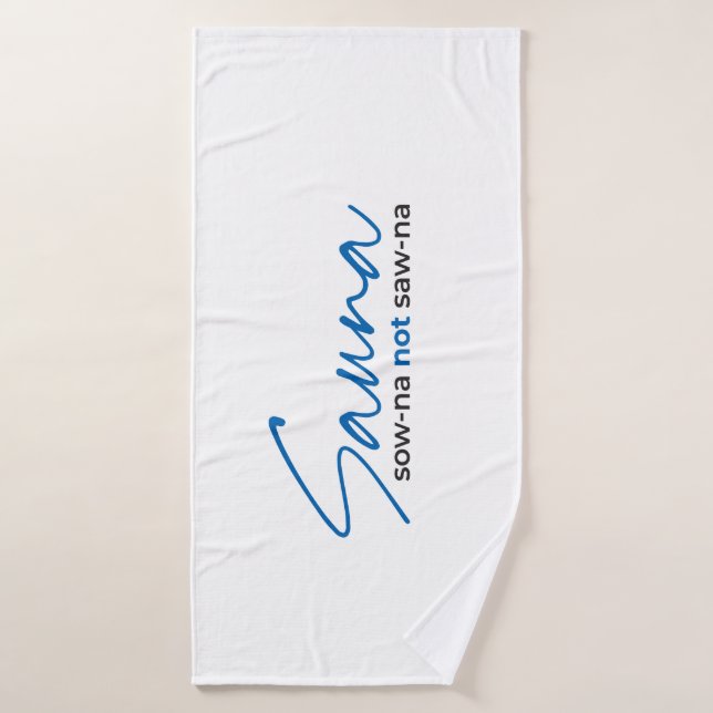 Serviette de sauna (Serviette de bain)