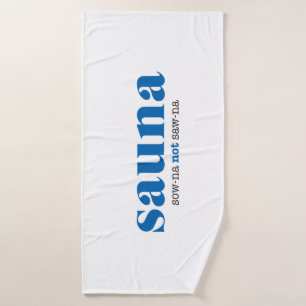 Serviette de sauna