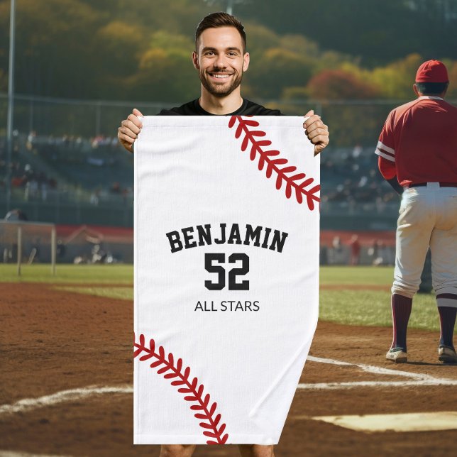 serviette de sport de base-ball, serviette de bain (Créateur téléchargé)